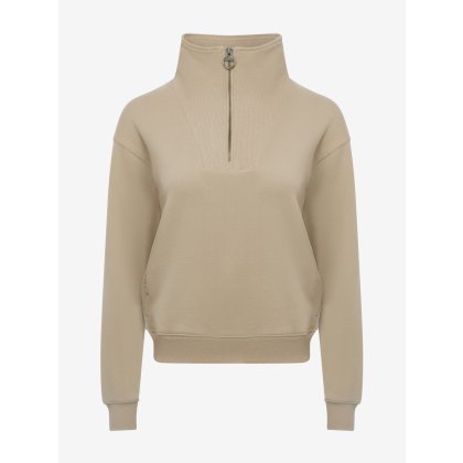 LeMieux Keira Quarter Neck Sweat Almond