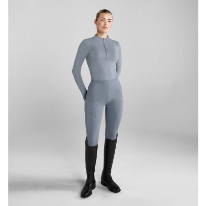 Aztec Diamond Ladies Long Sleeve Baselayer Ash Blue