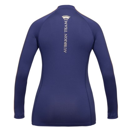 Aubrion Team Long Sleeve Baselayer  Midnight
