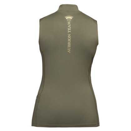 Aubrion Team Sleeveless Baselayer Moss