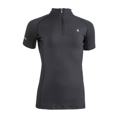 Aubrion React  Young Rider Short Sleeve Baselayer Shadow