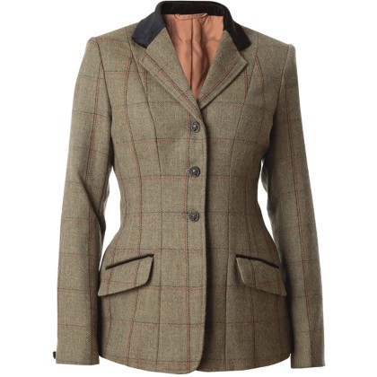 Equetech Ladies  Launton Deluxe Tweed Riding Jacket