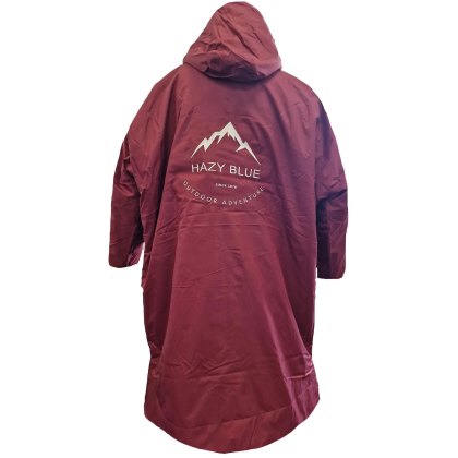 Hazy Blue Junior Bude All Weather Robe Burgundy