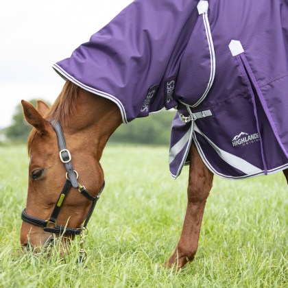Shires Highlander Original 100 Combo Turnout Rug Plum