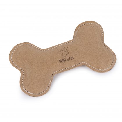Digby And Fox Leather Bone Toy
