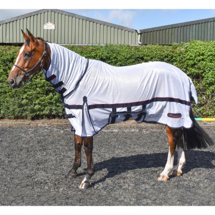 John Whitaker Rastrick Fly Mesh Rug White 