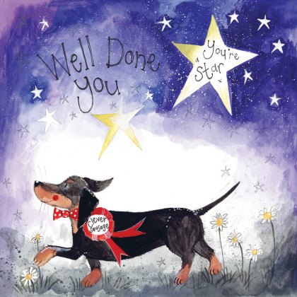 Alex Clark Starlight Sausage Greeting Card