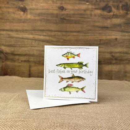 Alex Clark Coarse Fishing Birthday Card