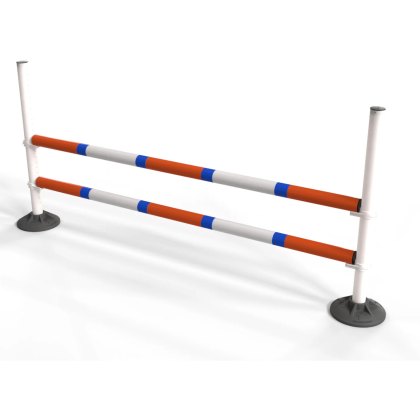 PolyJumps Upright Pole Stand Intro Set I 2 Pole 
