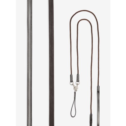 LeMieux Leather Draw Reins Brown