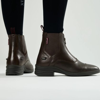 LeMieux Zip Paddock Boots Brown