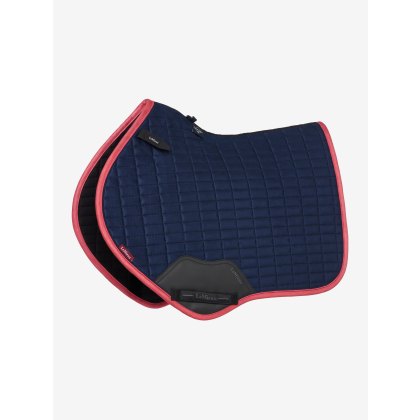 LeMieux Suede Close Contact Square Navy/Cranberry