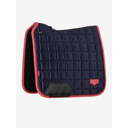LeMieux Loire Dressage Square Navy/Cranberry