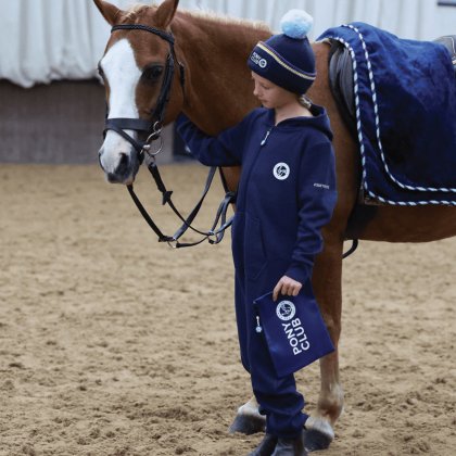 Equetech Official Pony Club 2 in 1 Blanket/Travel Pillow