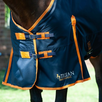 Gallop Trojan Standard Turnout Rug 100gm Navy