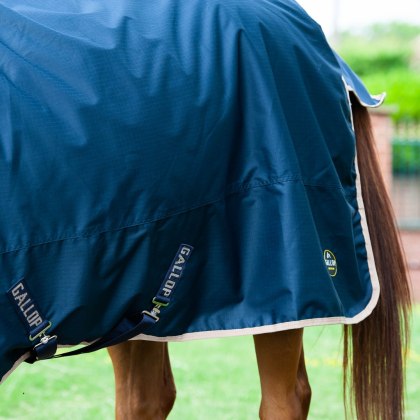 Gallop Trojan Combo Lite Turnout Rug 100gm Navy
