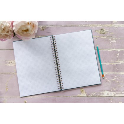 Emily Cole A4 – 101 expensive and inconvenient things to do’ Dotted Hardback Notebook
