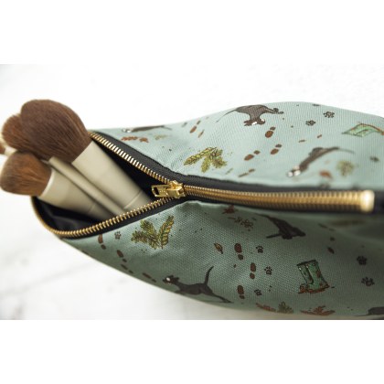 Emily Cole Labrador Pattern Wash Bag