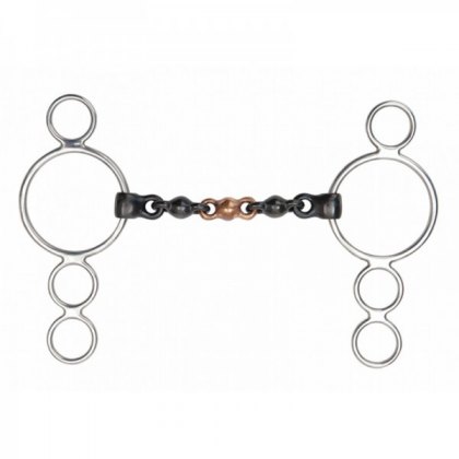4.5" Shires Sweet Iron Flat Ring Eggbutt Snaffle 5" 5.5" or 6" 