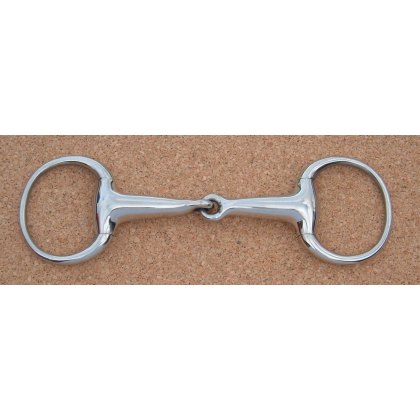 Eggbutt Hollow Mouth Snaffle Bit