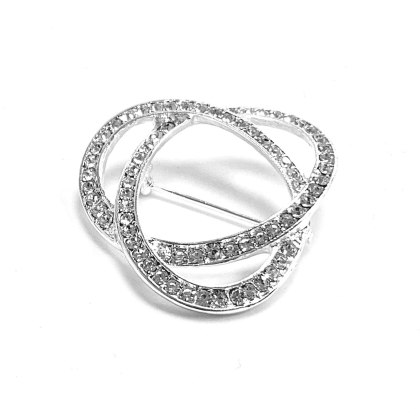 Equetech Infinity Crystal Stock Pin