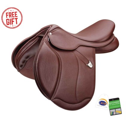 Bates Caprilli Close Contact Plus Saddle with Cair