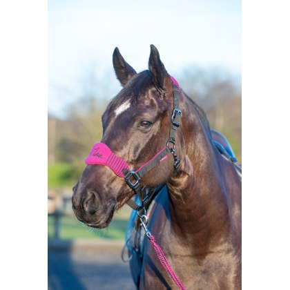 LeMieux Vogue Headcollar and Leadrope Plum/Black