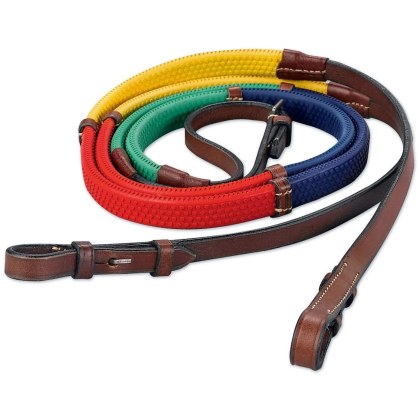 Kincade Rainbow Rubber Reins