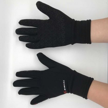 Roeckl Warwick Junior Touch Screen Black Polartec Gloves
