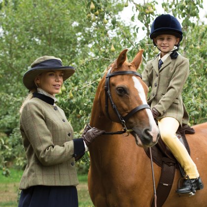 Equetech Launton Deluxe Tweed Leaders Jacket and Hat  