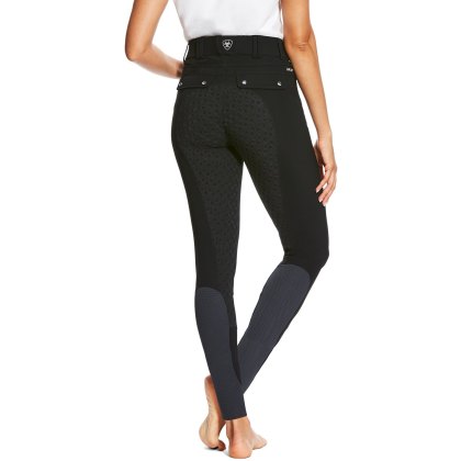 Ariat® Tri Factor Grip Black Full Seat Breeches