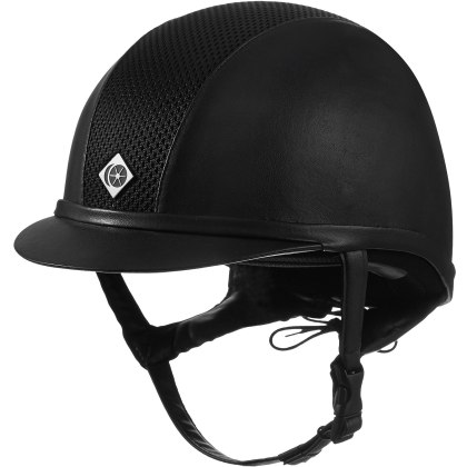 Charles Owen Ayr8 Plus Leather Look Riding Hat