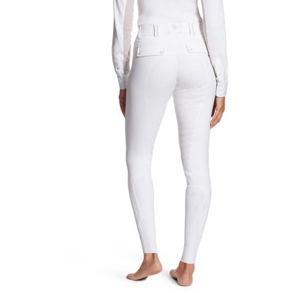Ariat® Tri Factor Grip White Full Seat Breeches