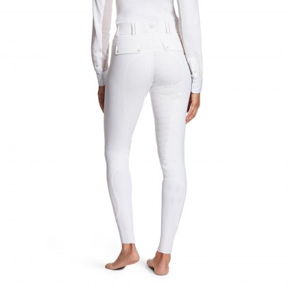 Ariat® Tri Factor Grip White Full Seat Breeches