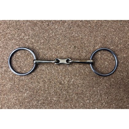 Loose Ring Dorado Thin French Link Horse Bit