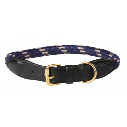 Weatherbeeta Rope Leather Dog Collar