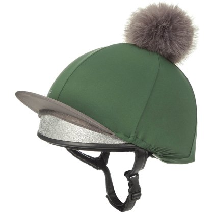 My LeMieux Hat Silk Hunter Green