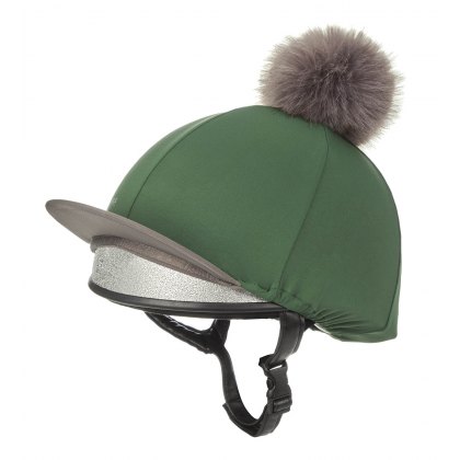 My LeMieux Hat Silk Hunter Green