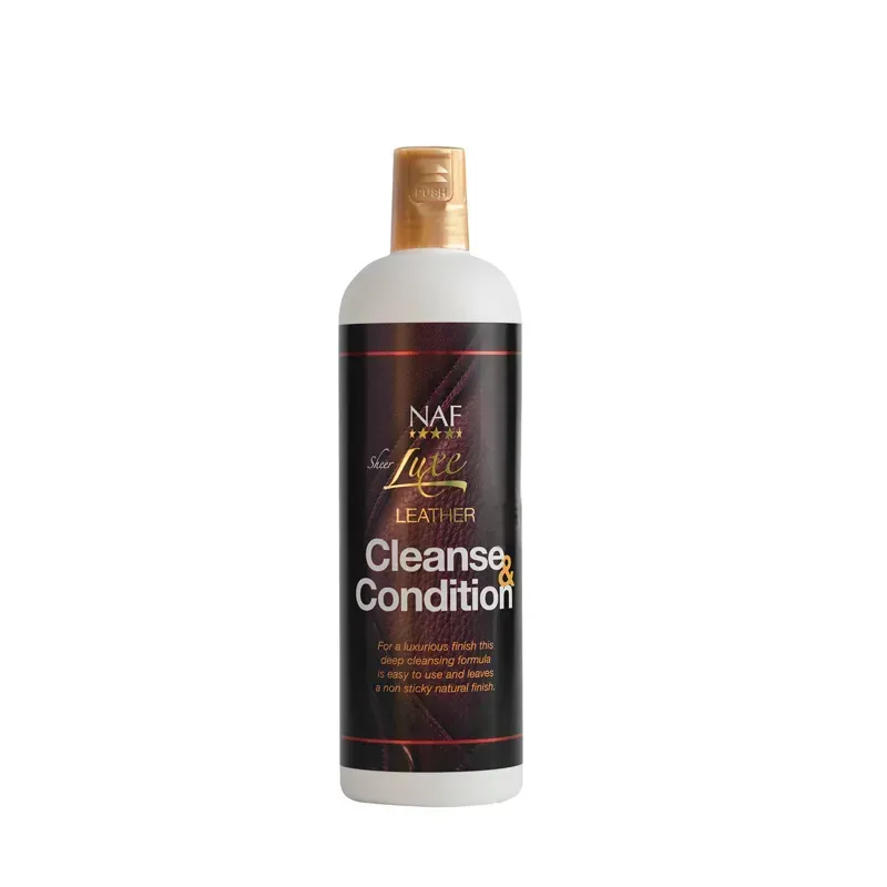NAF Sheer Luxe Leather Cleanse and Condition 500ml