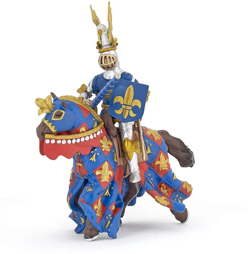 Papo Toys Blue Knight Horse and Knight