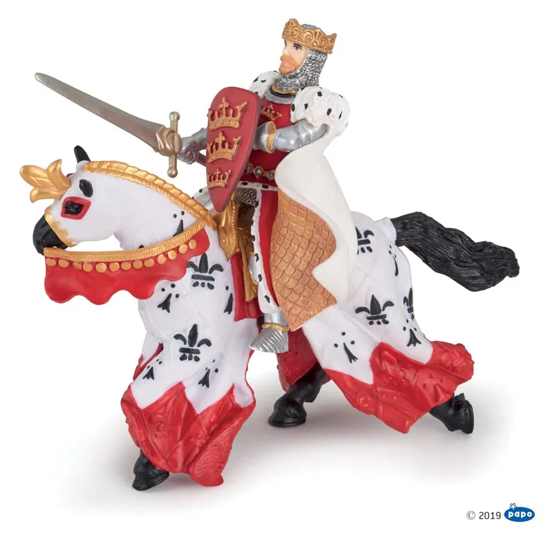 Papo Toys King Arthur Horse in Red