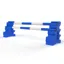 PolyJumps Beginner Jump Set 1 Fence 5 Band in Blue and White