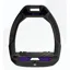 Flex On Safe-On Inclined Ultra Grip Safety Stirrups In Black/Black/Purple