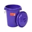Red Gorilla Bin With Clip Lid 30 lt in Purple