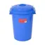 Red Gorilla Bin With Clip Lid 50 lt in Blue