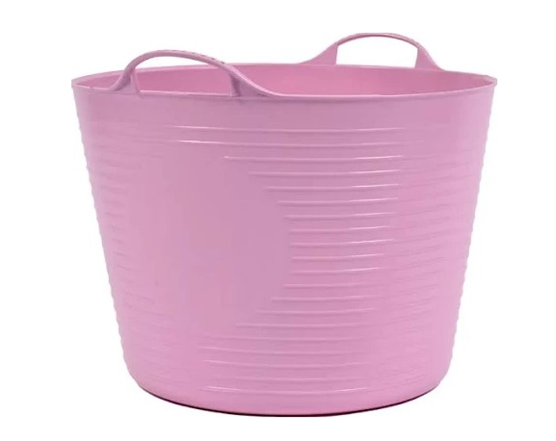 Red Gorilla Tub Trug Bucket Large in Soft Pink Limited Edition-1