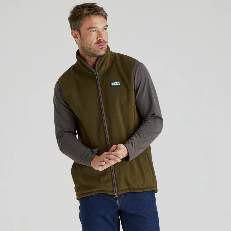 Ridgeline Kodiak Men's Gilet in Moody Teak