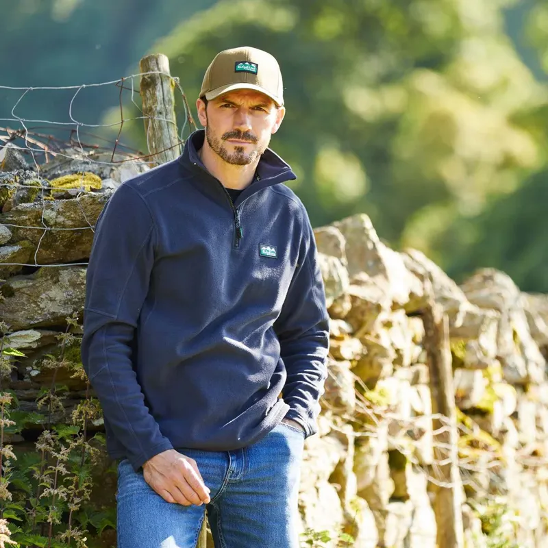 Ridgeline Men's Narvik Fleece in Navy-2