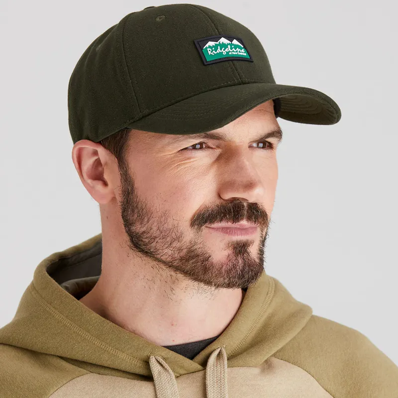 Ridgeline Monsoon Classic Cap in Deep Forest-4