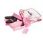 Roma 7 Piece Grooming Kit Backpack in Pink